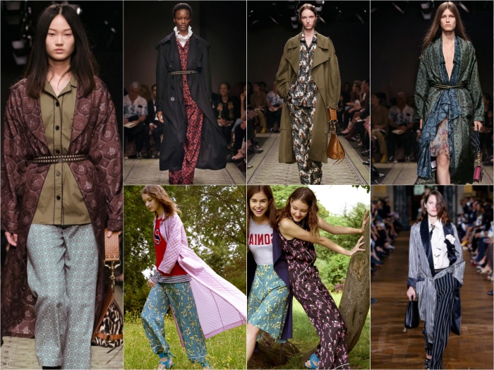 Burberry, Sonia by Sonia Rykiel and Lanvin SS17 and AW16
